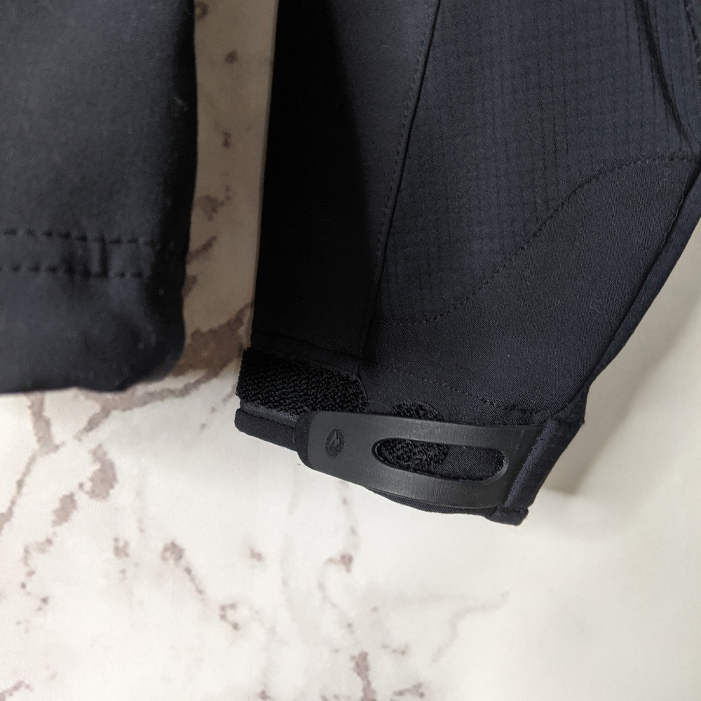 🖤 Marmot black softshell windbreaker jacket with pit zips - Picture 3 of 6